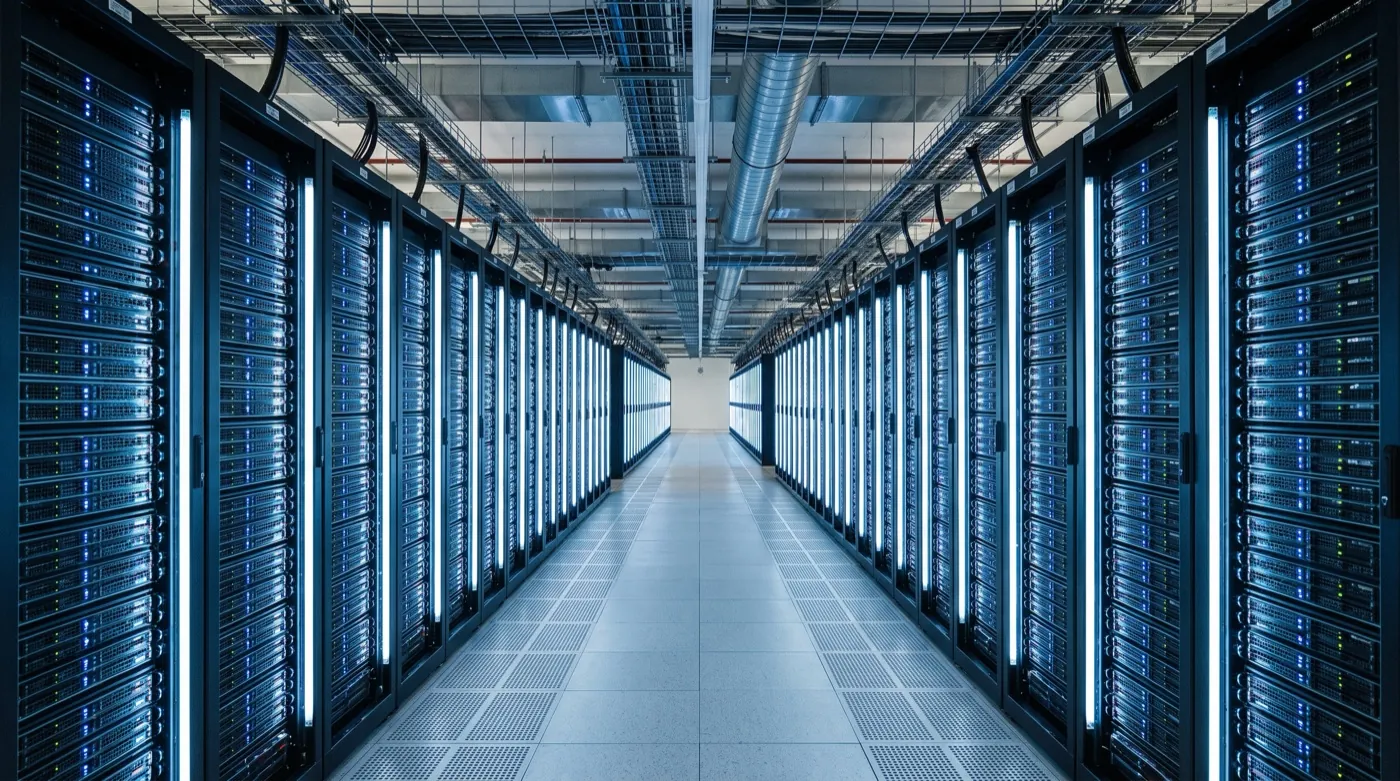 Data centre server hall