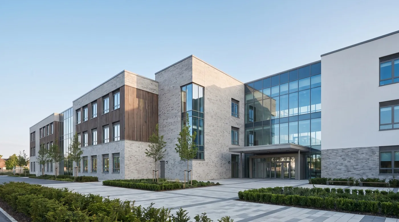 Modern school building