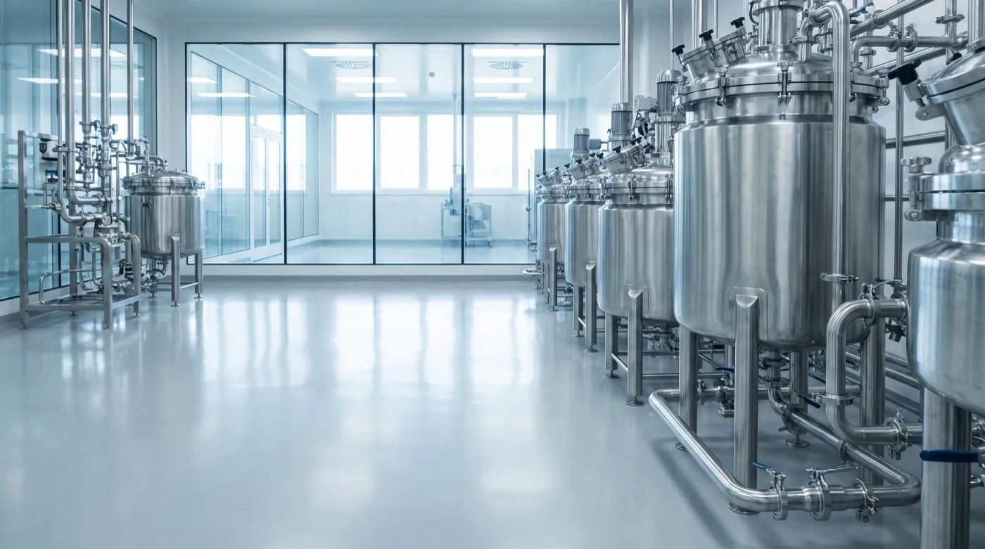 Pharmaceutical plant room